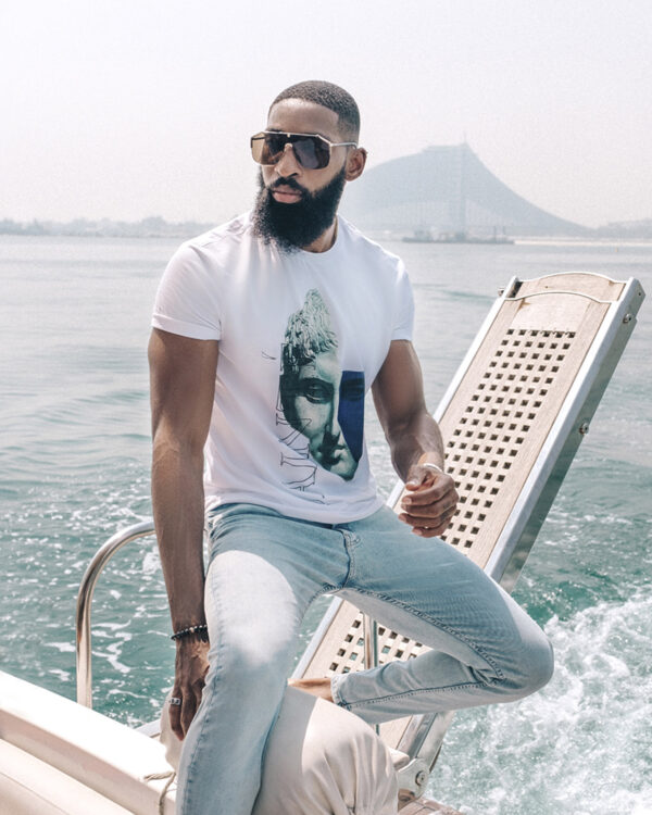 sainte roco head tshirt image