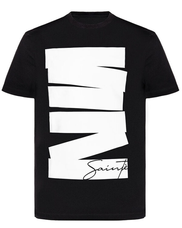 Falling Bars Black T-Shirt Image