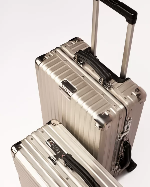 Silver Aluminium Suitcase