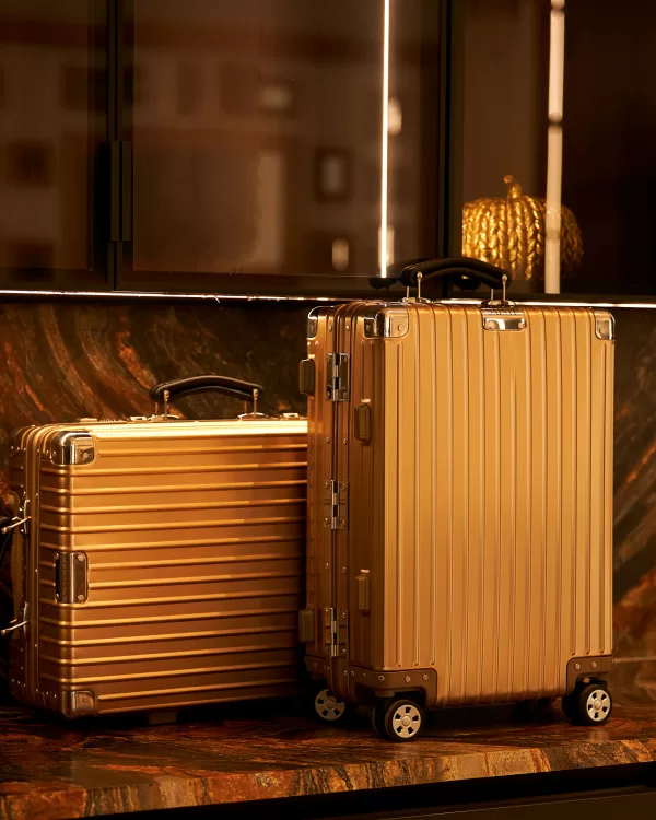 Gold Aluminium Suitcase