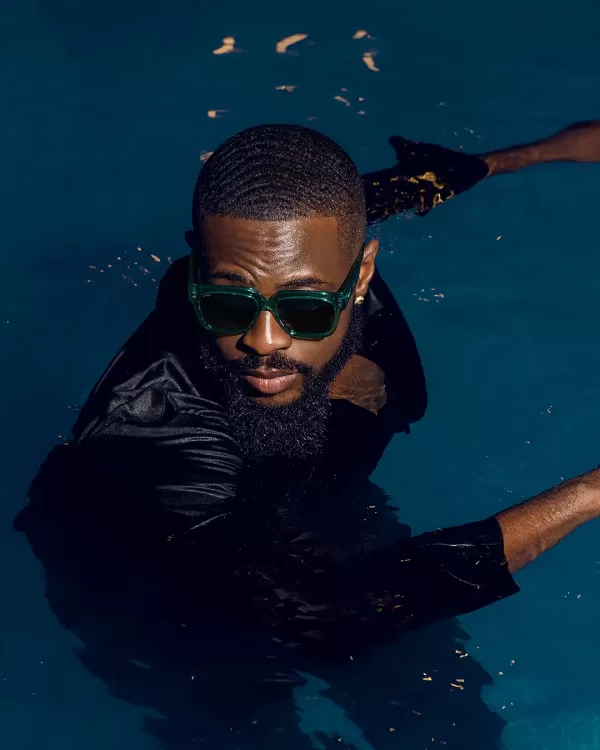 Traditional green sunglasses