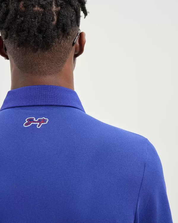 Traditional Polo Chambray Blue