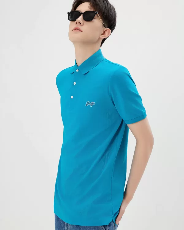 Traditional Polo Blue Green