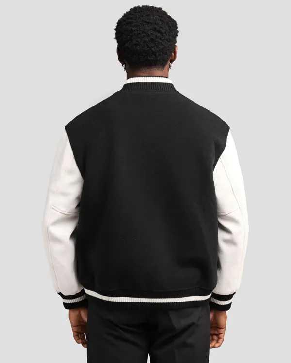 Wool Leather Varsity Style
