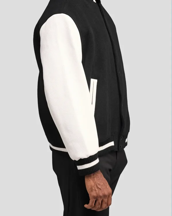 Wool Leather Varsity Style