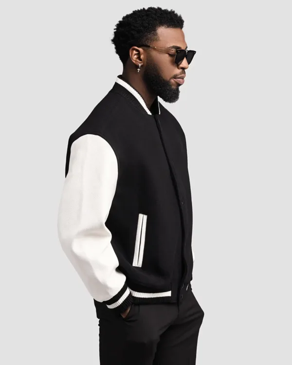 Wool Leather Varsity Style