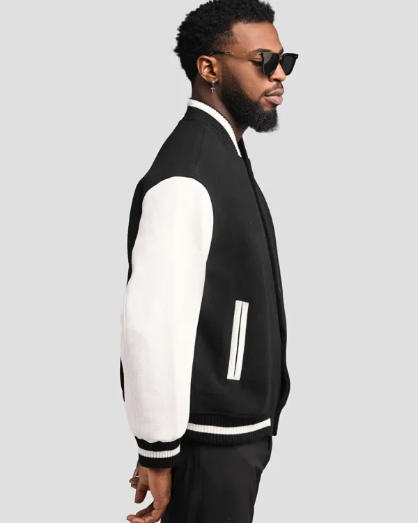 Wool Leather Varsity Style