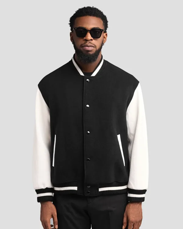 Wool Leather Varsity Style