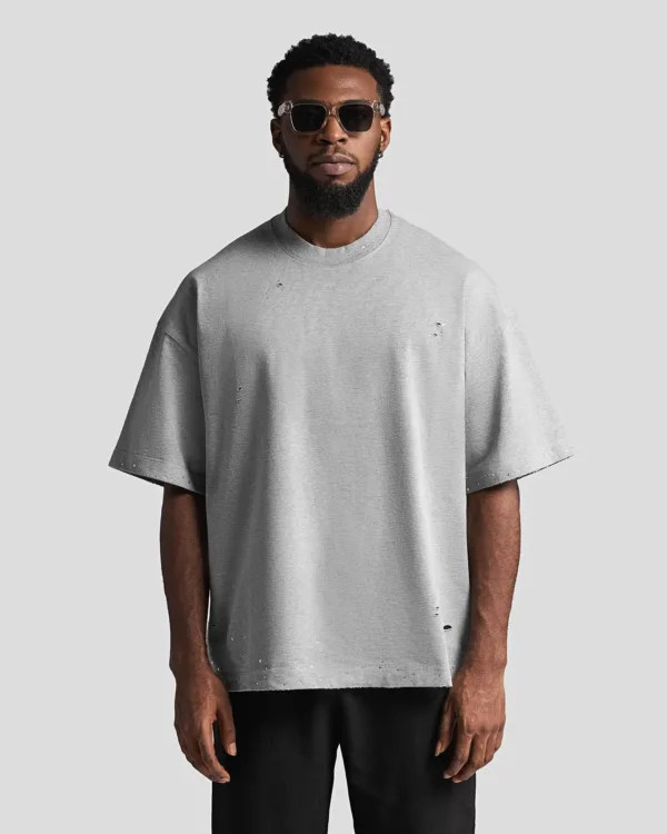 Ribbed Encrusted Grey