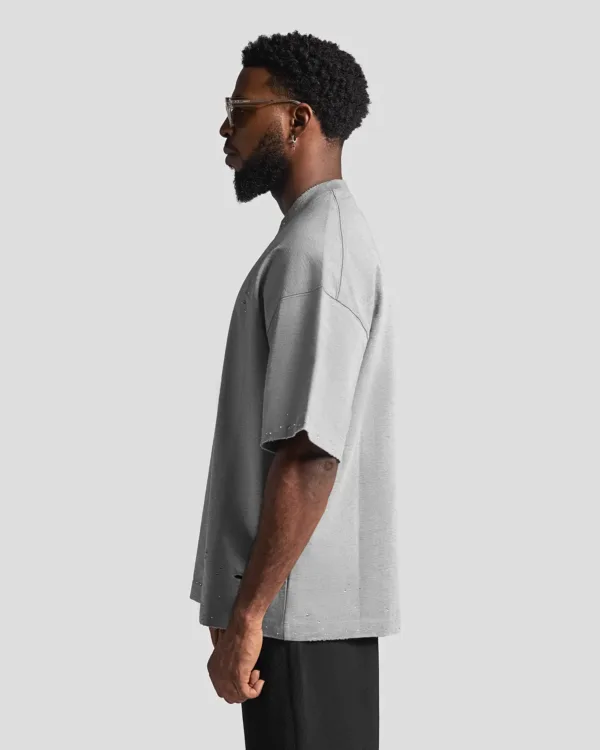 Ribbed Encrusted Grey